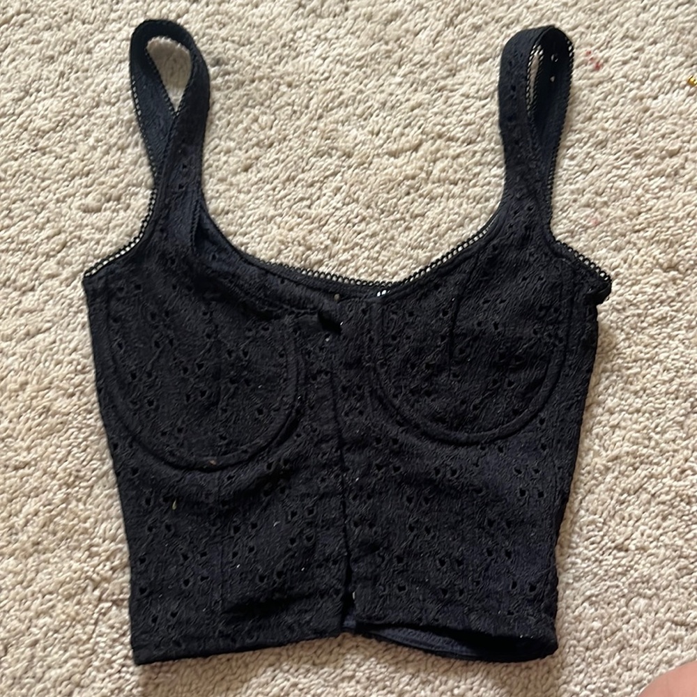 Black corset top xxs